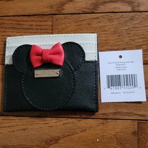 Kate spade x minnie mouse card case